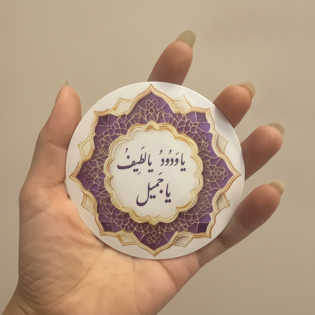 مگنت یخچالی مذهبی یاودود یا جمیل یا لطیف